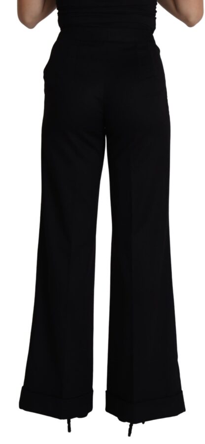 Dolce & Gabbana - Elegant Cashmere Wide Leg Trousers