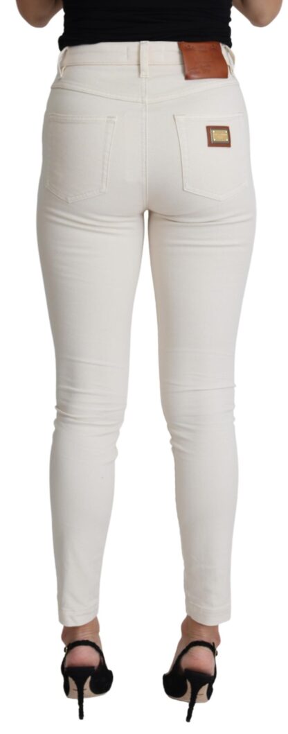 Dolce & Gabbana - Chic White Skinny Denim Jeans