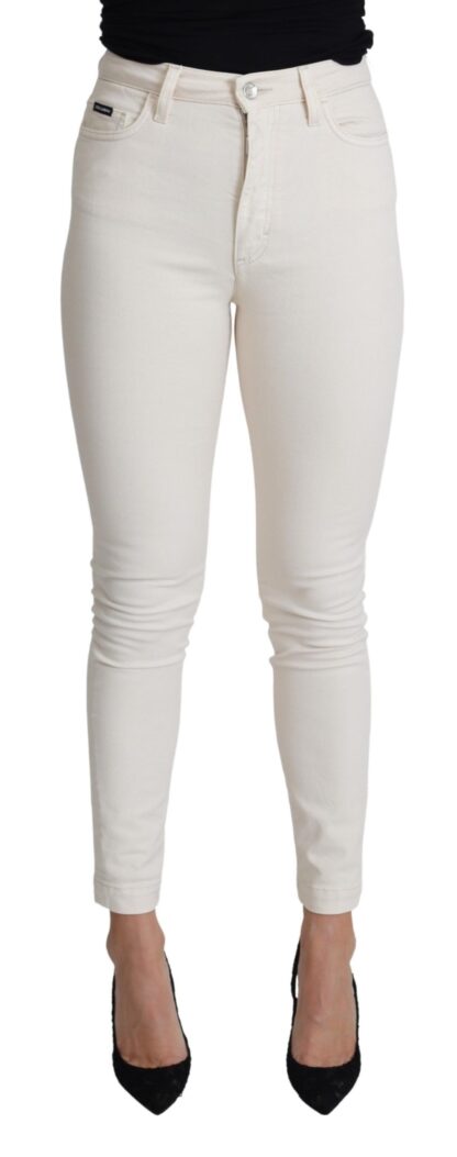 Dolce & Gabbana - Chic White Skinny Denim Jeans