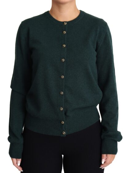 Dolce & Gabbana - Elegant Cashmere Crewneck Cardigan