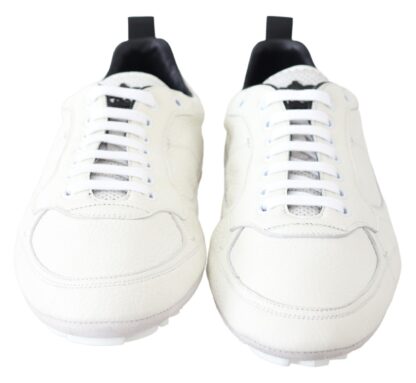 Dolce & Gabbana - Elegant White Leather Sneakers for Men