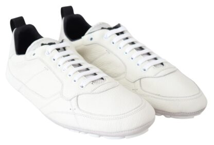 Dolce & Gabbana - Elegant White Leather Sneakers for Men