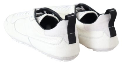 Dolce & Gabbana - Elegant White Leather Sneakers for Men