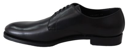 Dolce & Gabbana - Elegant Black Leather Derby Dress Shoes