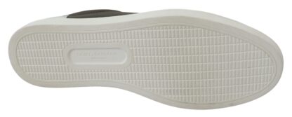 Dolce & Gabbana - Sleek White Leather Low Top Sneakers