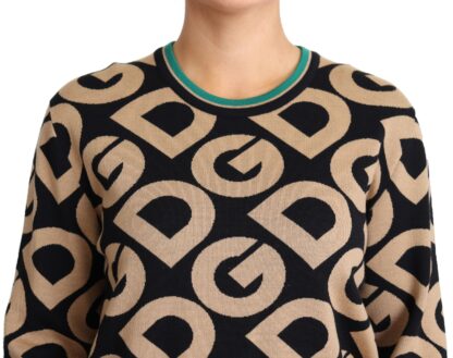 Dolce & Gabbana - Elegant Multicolor Wool Blend Sweater