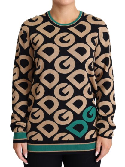 Dolce & Gabbana - Elegant Multicolor Wool Blend Sweater