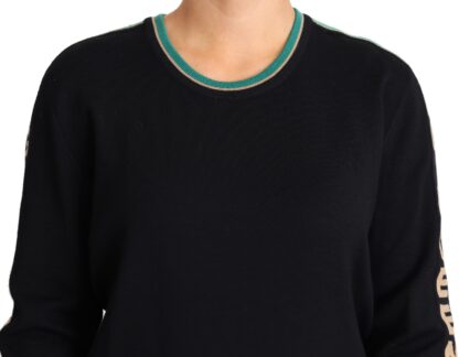 Dolce & Gabbana - Queen Monogram Pullover Sweater in Luxe Wool Blend