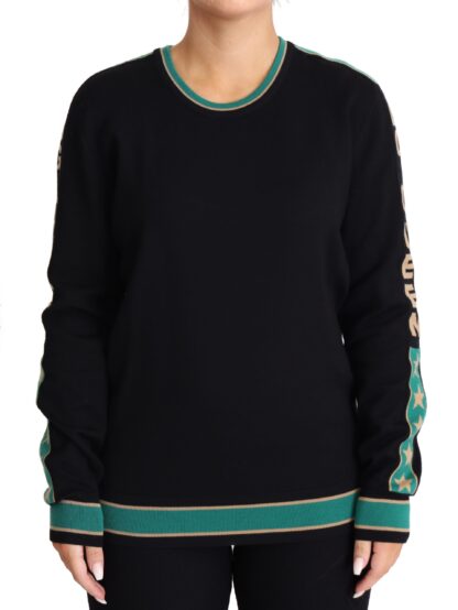 Dolce & Gabbana - Queen Monogram Pullover Sweater in Luxe Wool Blend