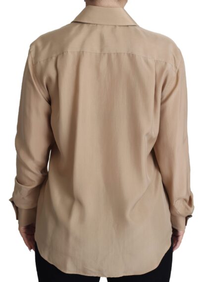 Dolce & Gabbana - Elegant Beige Silk Shirt