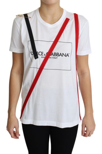 Dolce & Gabbana - Limited Edition Chic White Cotton Tee