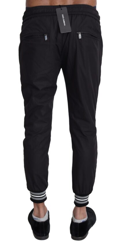 Dolce & Gabbana - Elegant Black Slim Fit Track Pants