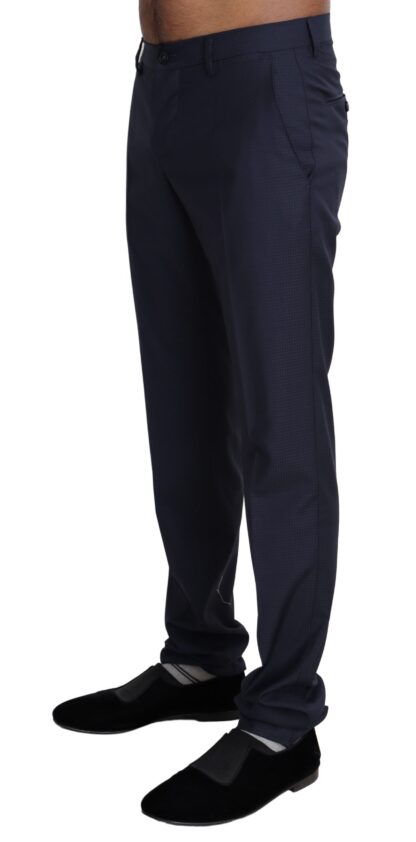 Dolce & Gabbana - Elegant Slim Fit Wool Blend Dress Pants