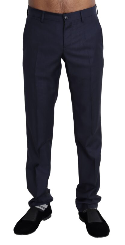 Dolce & Gabbana - Elegant Slim Fit Wool Blend Dress Pants