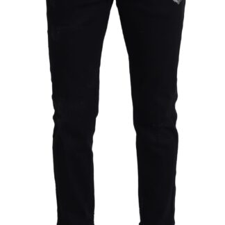 Dolce & Gabbana - Elegant Black Slim Fit Track Pants