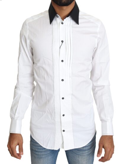 Dolce & Gabbana - Elegant White Slim Fit Dress Shirt