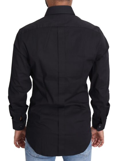 Dolce & Gabbana - Elegant Black Slim Fit Designer Shirt