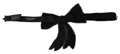 Dolce & Gabbana - Elegant Silk Rhinestone Bow Tie