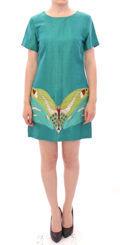 Lanre Da Silva Ajayi - Elegant Embroidered Green Mini Dress