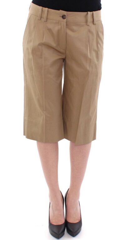 Dolce & Gabbana - Elegant Beige Cotton Shorts for Women