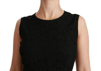 Dolce & Gabbana - Elegant Floral Lace Brocade Mini Dress