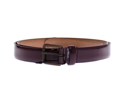 Dolce & Gabbana - Elegant Purple Leather Belt