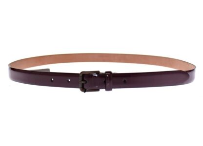 Dolce & Gabbana - Elegant Purple Leather Belt