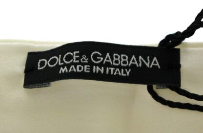 Dolce & Gabbana - Exclusive White Silk Evening Cummerbund