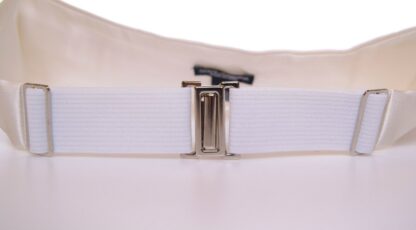 Dolce & Gabbana - Elegant White Silk Cummerbund