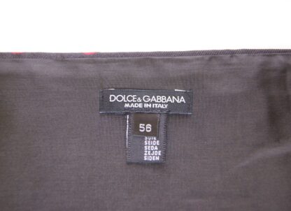 Dolce & Gabbana - Exquisite Black Silk Cummerbund with Red Polka Dots