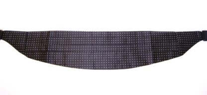 Dolce & Gabbana - Elegant Black Silk Polka Dot Cummerbund