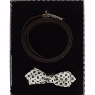 Dolce & Gabbana - Black Suede Gold Brass Color Crystal Waist Belt