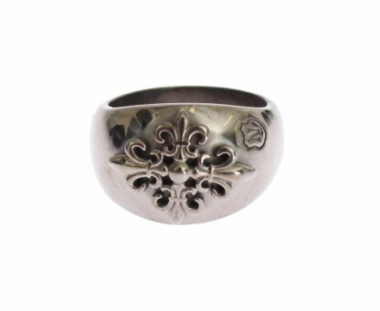 Nialaya - Sterling Silver Rhodium Men's Statement Ring