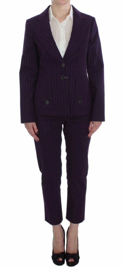 BENCIVENGA - Elegant Striped Pant & Blazer Suit