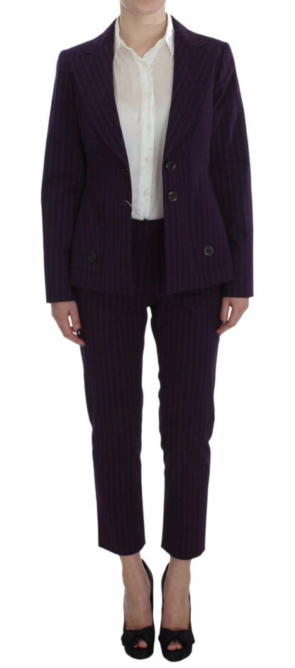 BENCIVENGA - Elegant Striped Pant & Blazer Suit