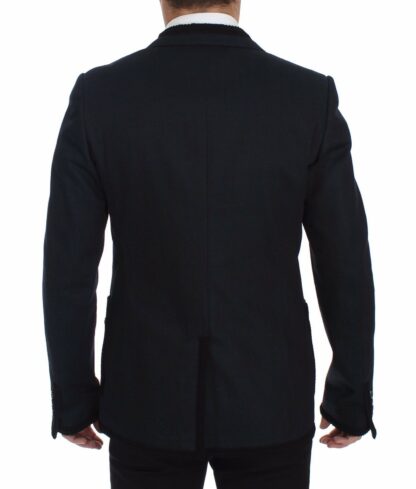 Dolce & Gabbana - Blue Torero Inspired Cotton Stretch Blazer & Vest