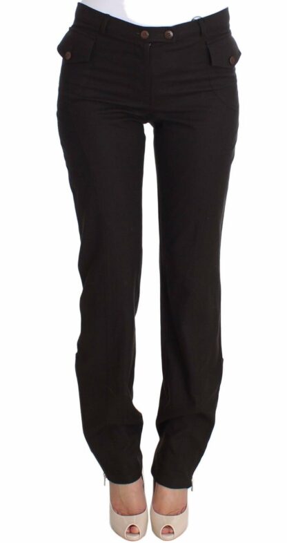 Ermanno Scervino - Elegant Casual Brown Wool Pants