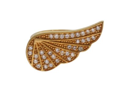 Nialaya - Glamorous Gold Plated Crystal Ring