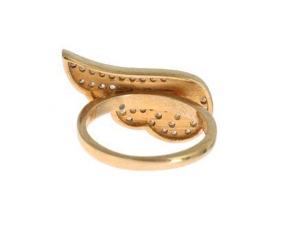 Nialaya - Glamorous Gold Plated Crystal Ring