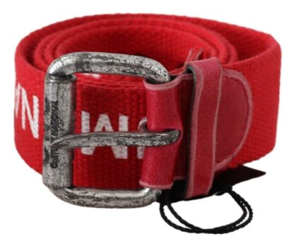 Costume National - Chic Red Leather Fashion Belt