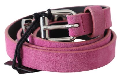 Just Cavalli - Fuschia Pink Leather Waist Belt