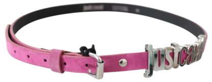 Just Cavalli - Fuschia Pink Leather Waist Belt