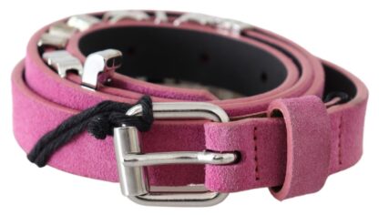 Just Cavalli - Fuschia Pink Leather Waist Belt