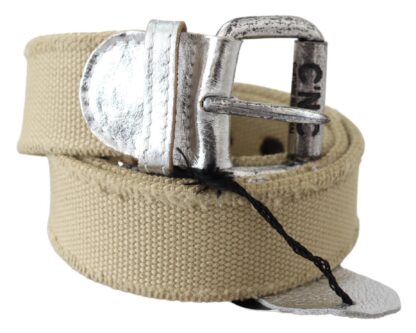 Costume National - Elegant Beige Cotton Fashion Belt