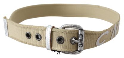 Costume National - Elegant Beige Cotton Fashion Belt