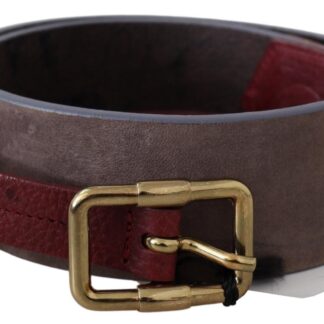 Scervino Street - Elegant Brown Leather Fashion Belt