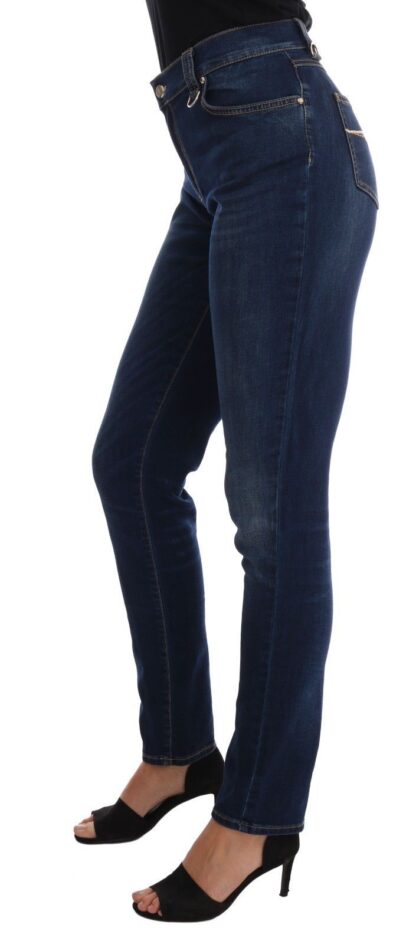 Versace Jeans - Chic Mid Waist Slim Fit Stretch Jeans