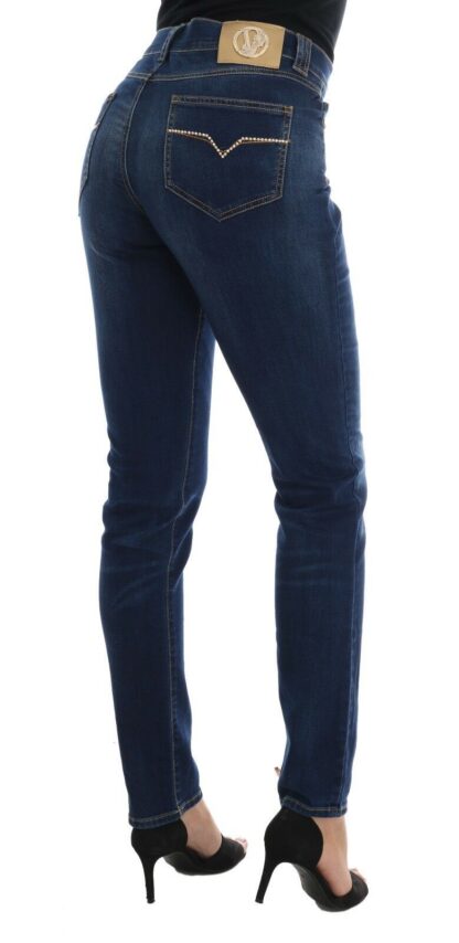 Versace Jeans - Chic Mid Waist Slim Fit Stretch Jeans