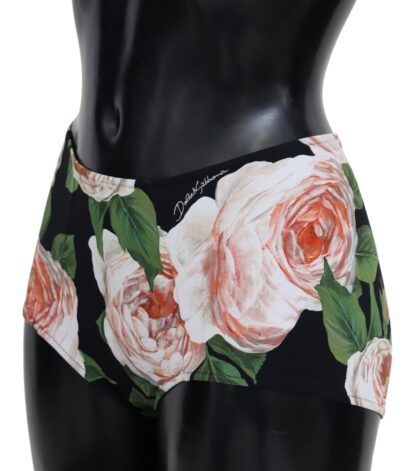 Dolce & Gabbana - Chic High-Waist Floral Bikini Bottom