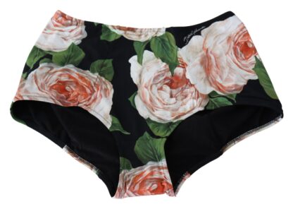 Dolce & Gabbana - Chic High-Waist Floral Bikini Bottom